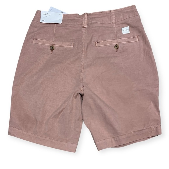 American Eagle Men Shorts Flex Lived In Khaki Knee Stretch Sz 28 Coral NWT - Picture 3 of 6